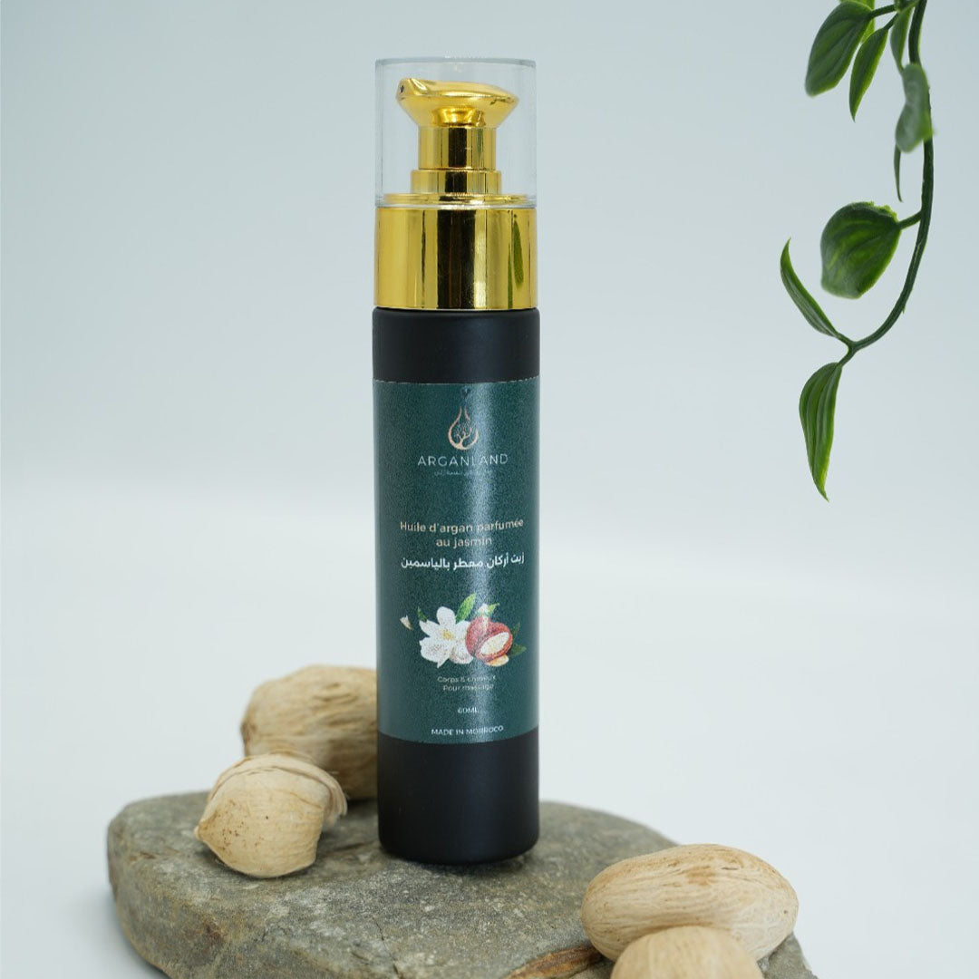 Huile d'Argan Parfumée au Jasmin